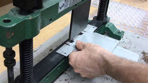 sheet metal bender hand|bench mount sheet metal bender.